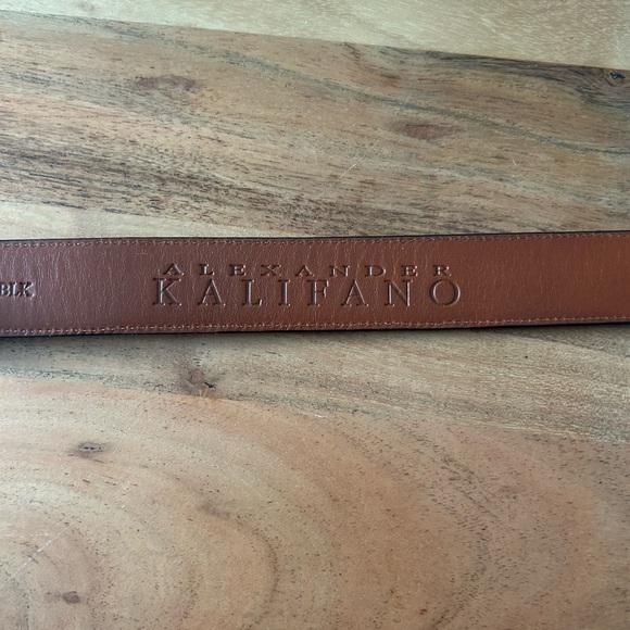 Women’s Alexander Kalifano handmade belt - lizard - Picture 4 of 7